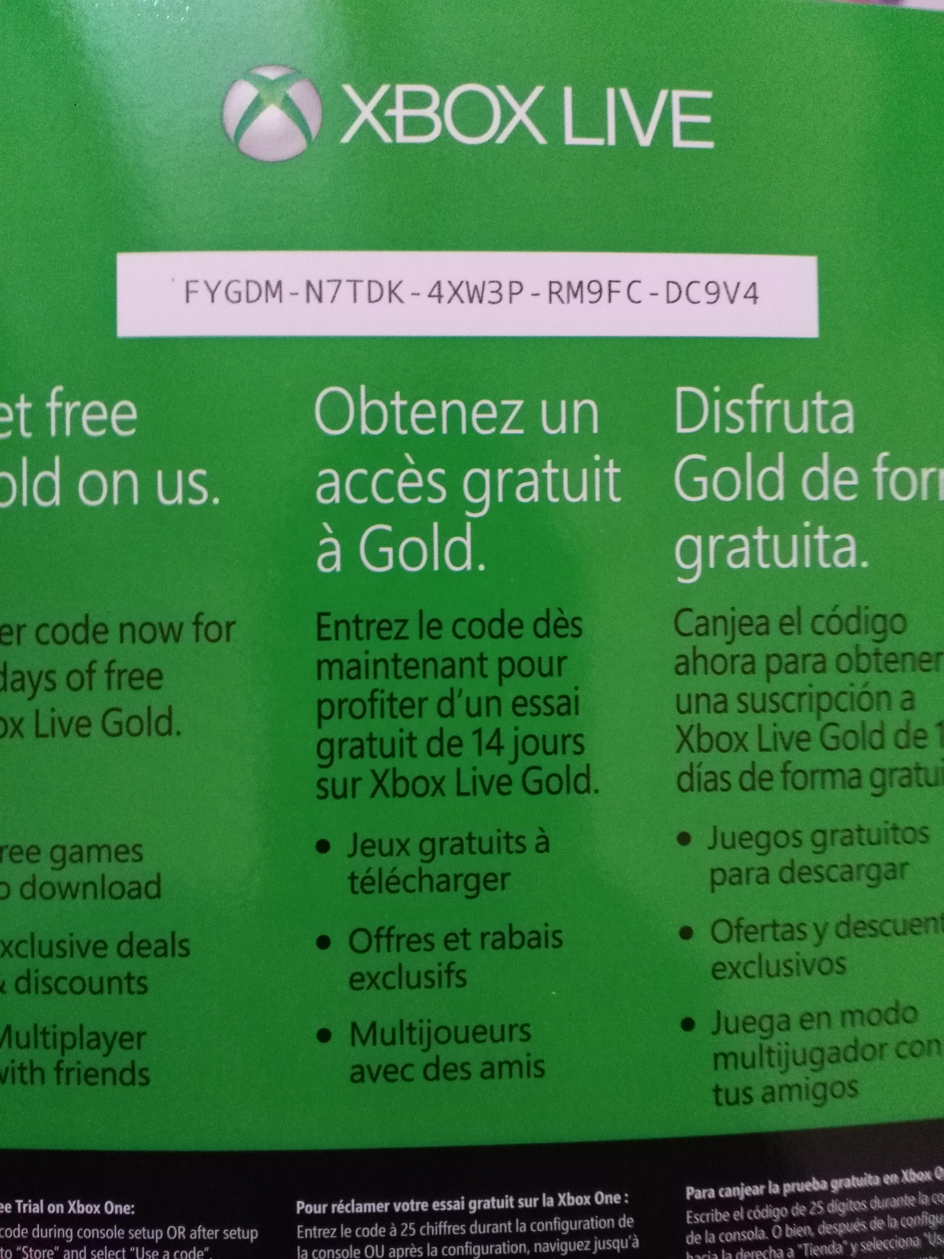 Free Xbox Live Codes That Work - June 2021 List | Trial Gold Codes ...